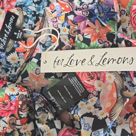 🍋For Love & Lemons Deidre Printed Midi Skirt - Picture 9 of 16